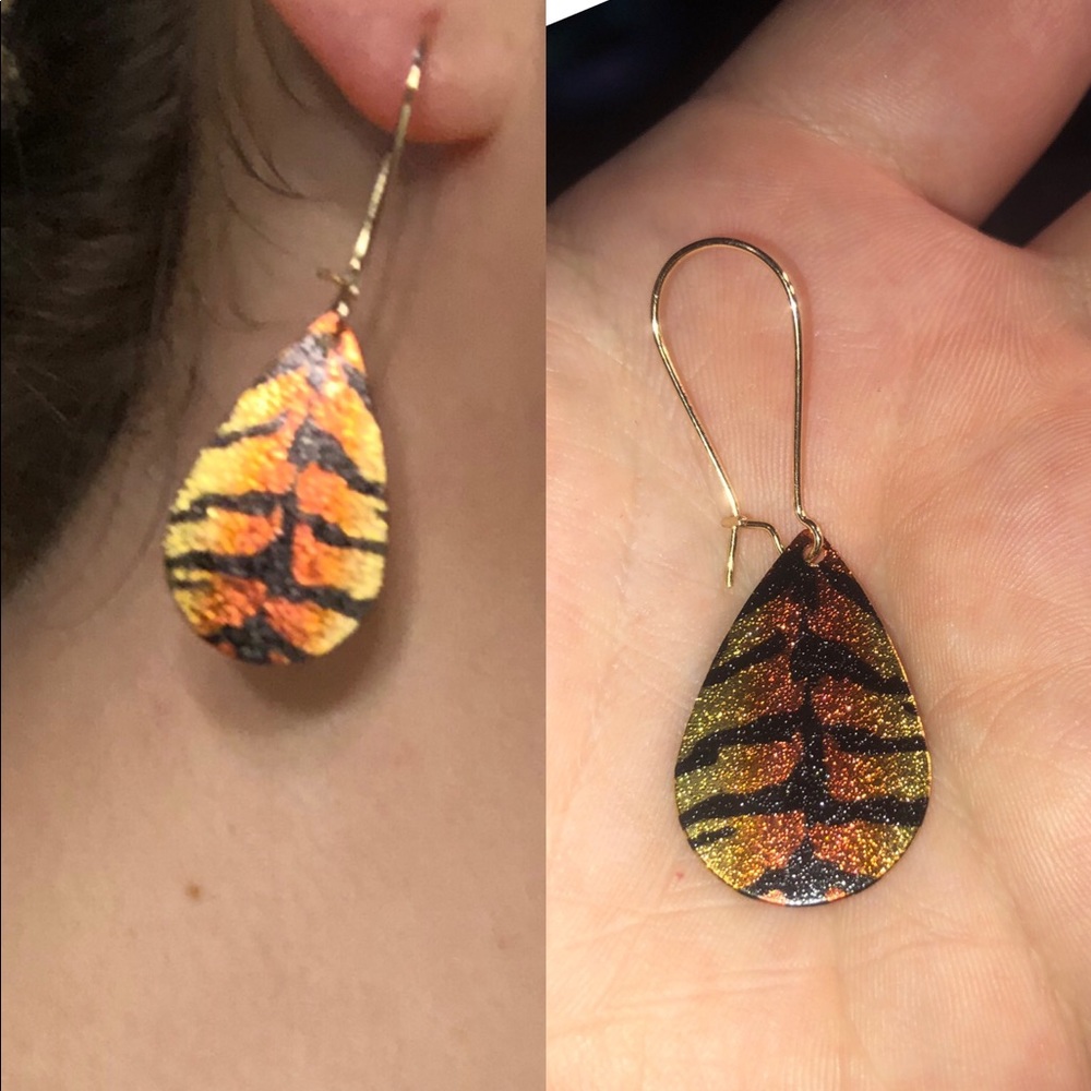 Tiger earrings